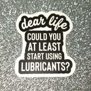 10/$10 Sarcasm WATERPOOF Sticker Quote